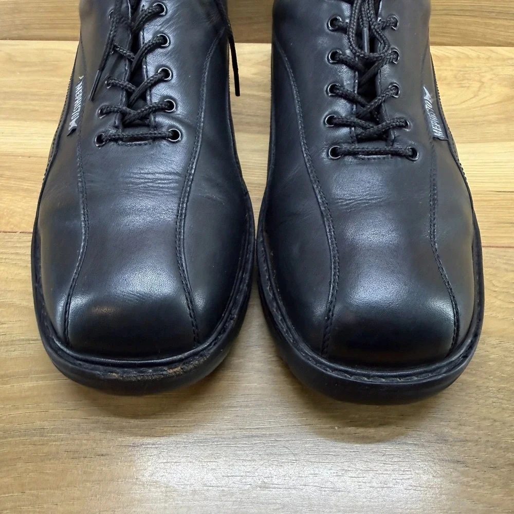 Mephisto Good Year Welt Black Oxfords Mens 10 Leather Comfort Business Casual